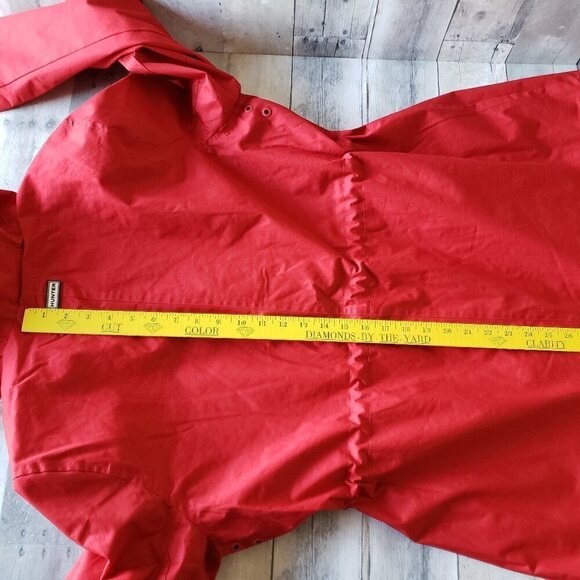 NWT - Hunter Red Rain Jacket Water Resistant Cotton Smock – Size XL - Picture 7 of 9